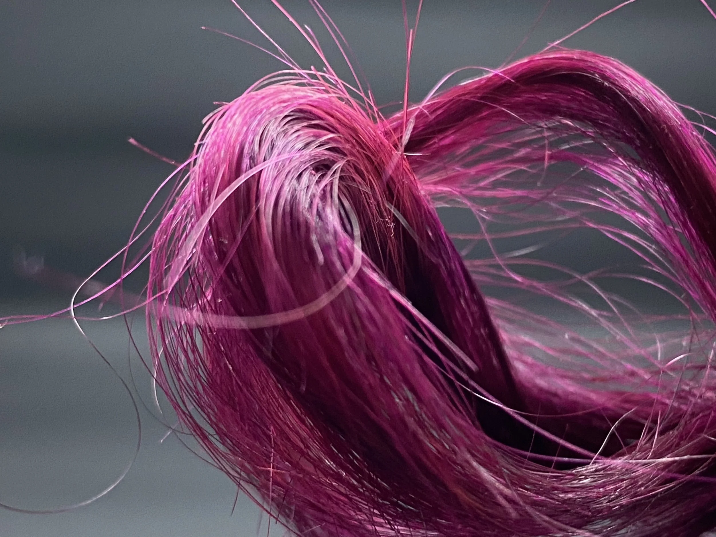 PLUTONIUM - UV REACTIVE Mulberry Wine Purple Semi Permanent Hair